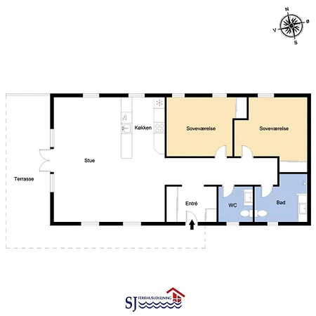 4-person House In Bovbjerg W Panoramic View Sj949 Casa vacanze *